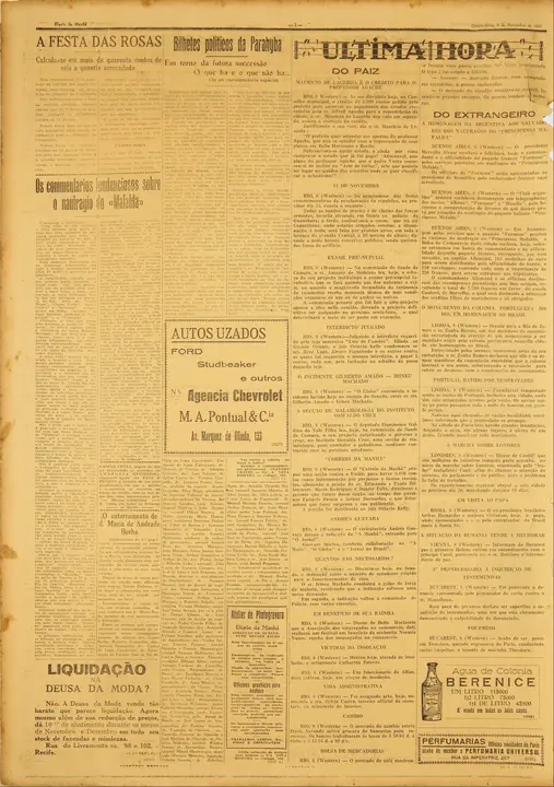 “Os commentarios tendenciosos sobre o naufragio do Mafalda” (The biased comments on the sinking of the Mafalda): two weeks later, the dispute was already over how to tell the story of the disaster.