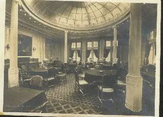 The first-class dining saloon.
