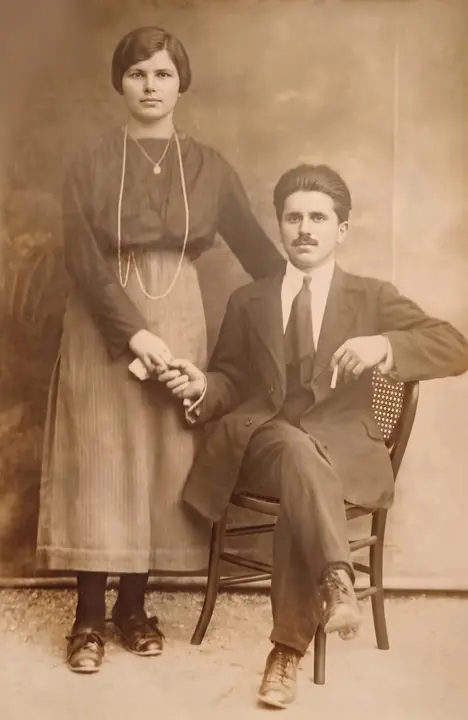 Sante Forner and Maria Luigia Miotto. He was Rosa Forner’s brother; she was Fausto’s sister. The two marriages in this story joined the same two families.