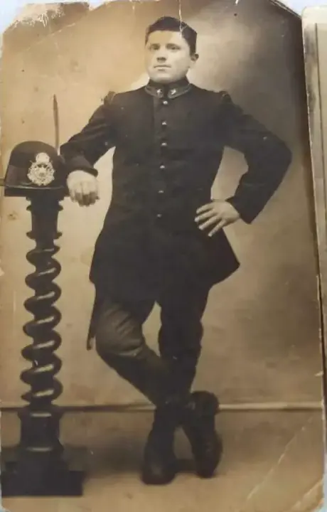 Sante Forner, 1893–1947, Rosa Forner’s brother, in uniform.