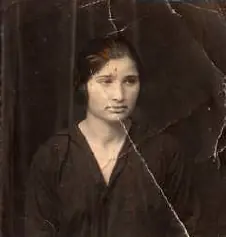 Josefina Pica as a young woman.